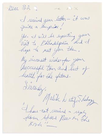 (MALCOLM X.) Important collection from Alex Haley's estate, including 3 items signed or annotated by Malcolm X.